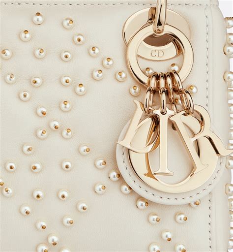 lady dior pearl grey|micro Lady Dior bag.